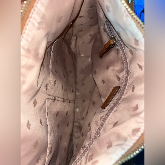 Kate spade, cross grain leather tan brown shoulder bag. No crossbody strap. - Picture 3 of 16